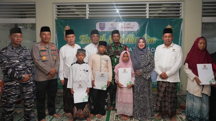 Tarhim Ramadan 1447 H di Warureja, Pemkab Tegal Pererat Kolaborasi Ulama-Umaro dan Salurkan Santunan Yatim