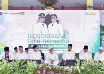Istighotsah dan Refleksi Setahun, Pemkab Tegal Teguhkan Komitmen Pembangunan dan Keselamatan Daerah