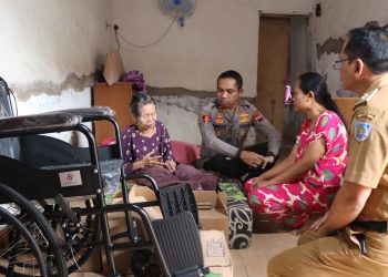 Bakti Sosial Polres Tegal untuk Warga Disabilitas di Lebaksiu