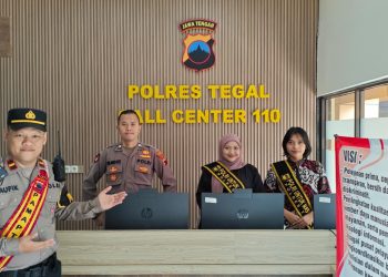 Suka Duka Pelayanan 110 Polres Tegal, Dedikasi Tanpa Batas dari Petugas di Balik Layar