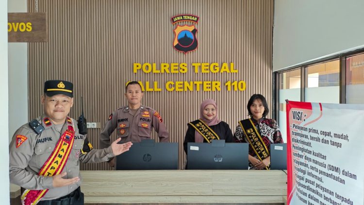 Suka Duka Pelayanan 110 Polres Tegal, Dedikasi Tanpa Batas dari Petugas di Balik Layar