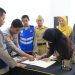 Penandatanganan Pakta Integritas Penerimaan Polri Bersama Peserta dan Orang Tua