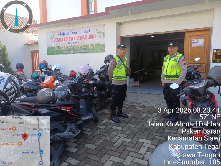 Pengamanan Ibadah Jumat Agung Berjalan Aman dan Kondusif di Wilayah Hukum Polres Tegal
