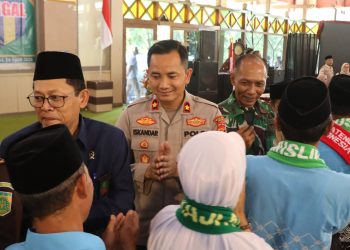 Wakapolres Tegal Hadiri Pelepasan Jamaah Calon Haji Kabupaten Tegal Tahun 2026
