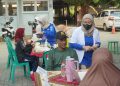 Bakti Kesehatan Dalam Rangkaian Hari Bhayangkara Ke-80, Polres Hadirkan Layanan Cek Kesehatan Gratis Di CFD Slawi