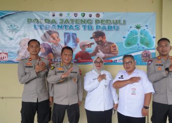 Bakti Kesehatan Polda Jateng, Bhabinkamtibmas Polres Tegal Diperkuat untuk Dukung Tracing TB Paru