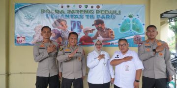 Bakti Kesehatan Polda Jateng, Bhabinkamtibmas Polres Tegal Diperkuat untuk Dukung Tracing TB Paru
