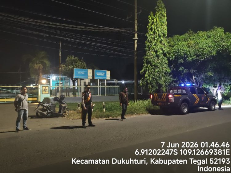 RESPON CEPAT POLRES TEGAL TINDAKLANJUTI LAPORAN BALAP LIAR MELALUI CALL CENTER 110