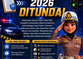 Operasi Patuh Candi 2026 Ditunda, Polres Tegal Imbau Masyarakat Tetap Utamakan Keselamatan