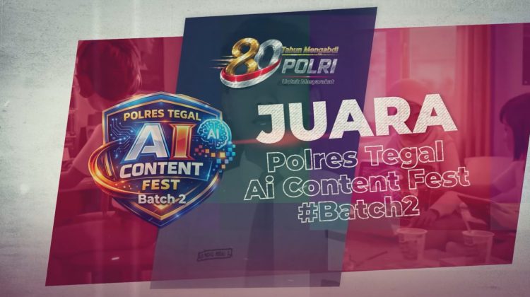 Polres Tegal Umumkan Jawara Lomba Video AI Batch 2
